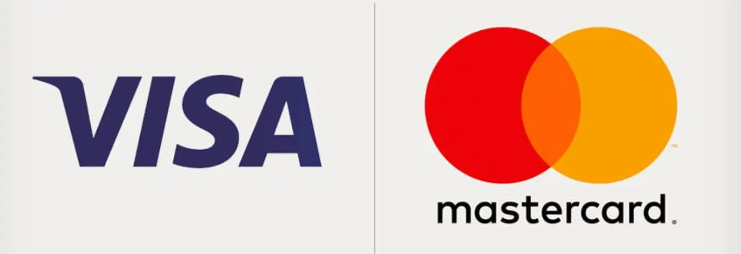 Soporte de pago Visa Mastercard